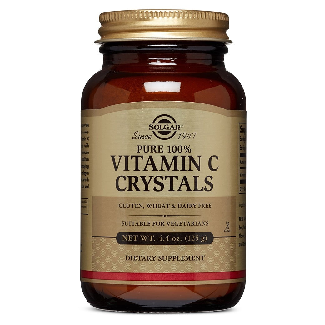 Solgar, Vitamin C Crystals, 4.4 Oz UPC 033984033009 | HiLife Vitamins